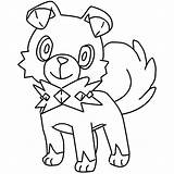Rockruff coloring Page By Bellatrixie White Pokemon Pokedex  sketch template