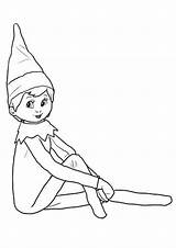 Free Printable Elf On The Shelf Coloring Pages  Tulamama sketch template