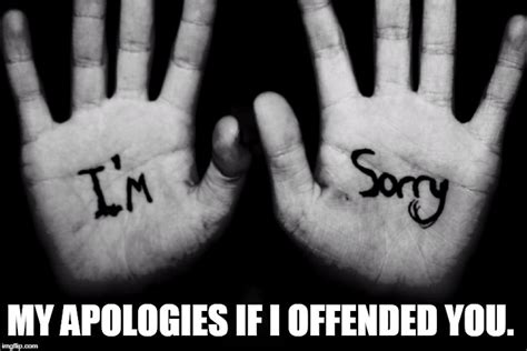 Apology - Imgflip