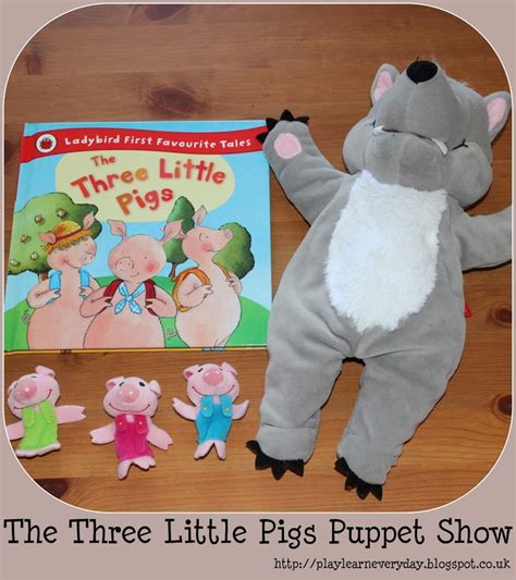 The Three Little Pigs Puppet Show | Three little pigs, Little pigs, Puppets