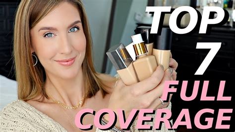 The BEST Full Coverage Foundation For Mature Oily Skin - YouTube