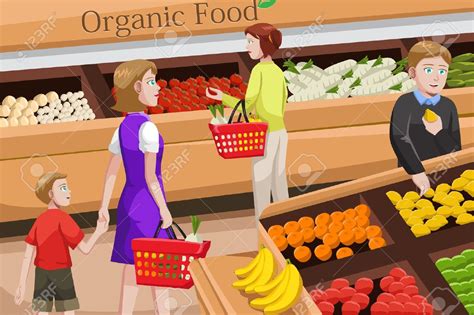 Supermarket Aisle Clipart