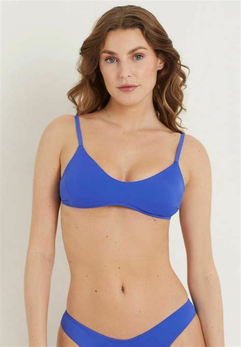 Yamamay ESSENTIALS - Bikini top - royal blue plain/royal blue - Zalando