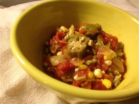 Stewed Okra, Tomatoes and Corn | Mags' Kitchen