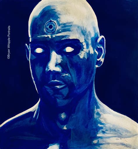 Dr Manhattan Watchmen Billy Crudup Original Painting Gicleé Art Prints ...