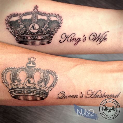 King And Queen Crown Tattoos Crown Tattoo Design Queen Tattoo Crown ...