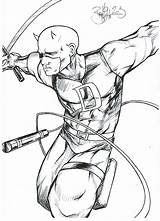 Daredevil Coloring Page At GetColoringscom  Free Printable Colorings sketch template