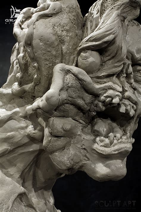 "Clicker" fan art sculpture on Behance