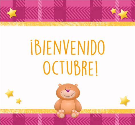 BIENVENIDO OCTUBRE 2023 FELIZ OCTUBRE