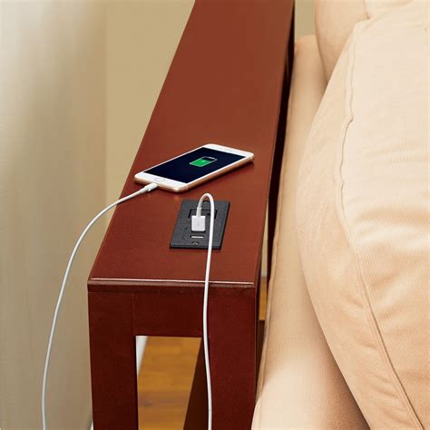 Sofa Table with Built-In USB Charging Station | Collections Etc. | Usb ...