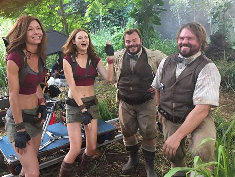 Too much fun on the Jumanji set #jumanji in 2020 | Karen gillan, Ruby roundhouse, Welcome to the ...