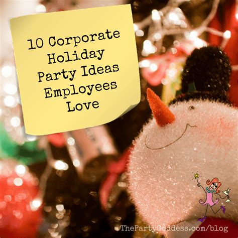 10 Corporate Holiday Party Ideas Employees Love | Corporate holiday ...