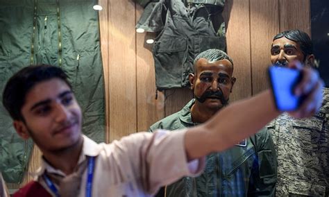 Statue of Indian pilot Abhinandan installed in Karachi's PAF Museum ...