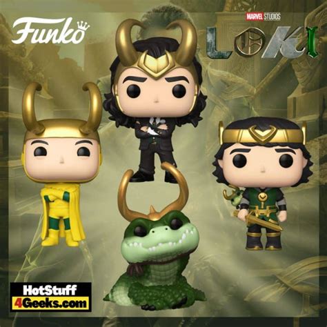 Funko Pop! Loki Series – Kid Loki, President Loki, Alligator Loki and ...