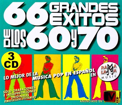 66 Grandes Exitos De Los 60 y 70 Del Pop En Español 3CDs-New $64.99 - Brass Music Cafe