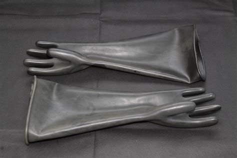 Industrial Rubber Gloves (Elbow Length) - hornykinkyboy.com