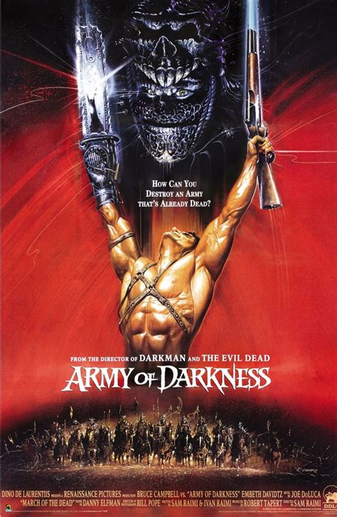 Evil Dead 3: Army of Darkness (1992) | Movie posters, Horror posters ...