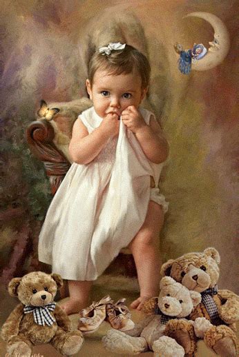 bonjour les enfants Precious Children, Beautiful Children, Painting ...
