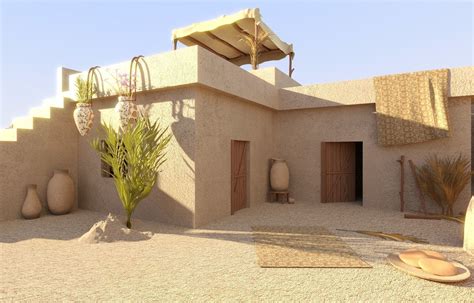 Ancient Egyptian House | 3D model | Ancient egypt architecture, Ancient ...