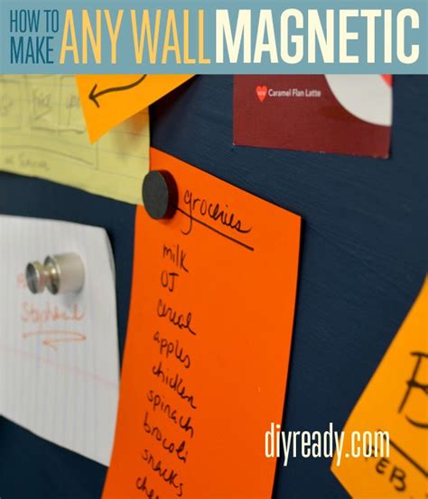 Magnetic Wall Paint - How to Make a Magnet Wall - How To Make Any Wall ...