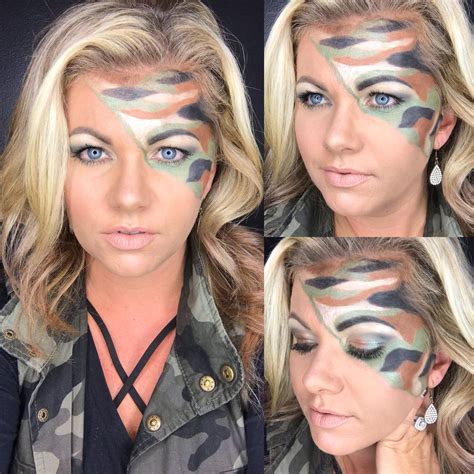 Camo makeup. Camouflage makeup. Fall look. All Younique. | Camouflage makeup, Camo makeup, Camo ...