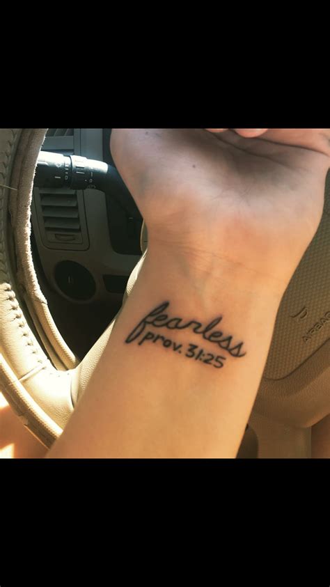 fearless tattoo Tattoo Script, I Tattoo, Tattoo Quotes, Fearless Tattoo, Symbol Tattoos, Tattoo ...