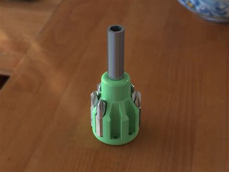 Cordless Screwdriver Caddy and Stubby Screwdriver by DowntownCB - Thingiverse | 3d printer ...