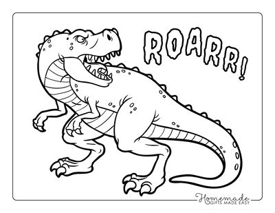 Best Dinosaur Coloring Pages for Kids & Adults