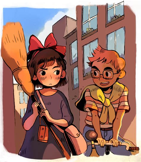 Kiki and Tombo - Kiki's Delivery Service Fan Art (43578073) - Fanpop