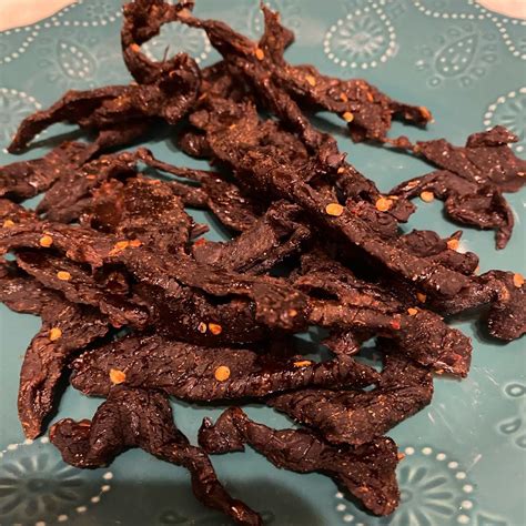 Sweet And Spicy Beef Jerky | Just A Pinch Recipes