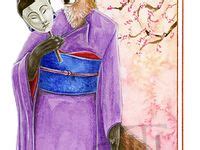 56 Kitsune-Ideen | fuchs kunst, kunst, japanische folklore