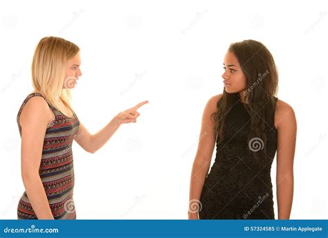 Two Girls Arguing Pointing Stock Photos - Free & Royalty-Free Stock Photos from Dreamstime