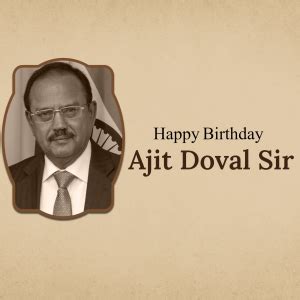 Ajit Doval Birthday