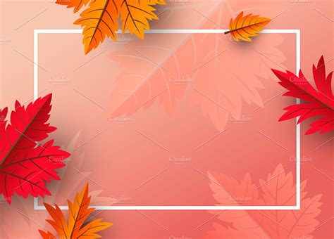 Autumn leaves background design | Creative Daddy