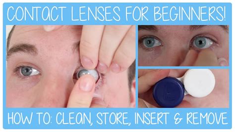 HOW TO: Contact Lenses For Beginners - YouTube