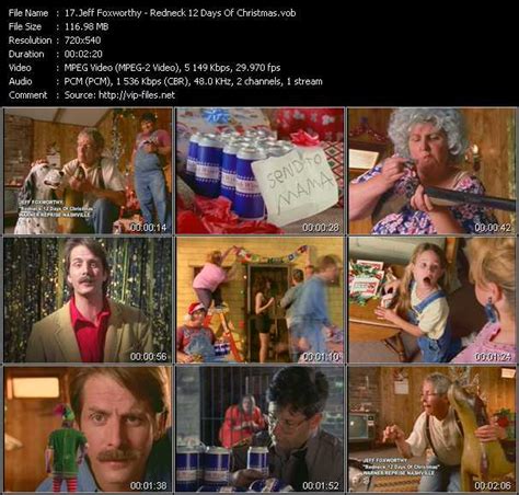 Music Video of Jeff Foxworthy - Redneck 12 Days Of Christmas - Download or Watch HQ Videoclip ...