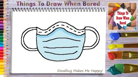 How To Draw A Face Mask For Coronavirus ( How To Draw A Face Mask Easy Step By Step ) - YouTube