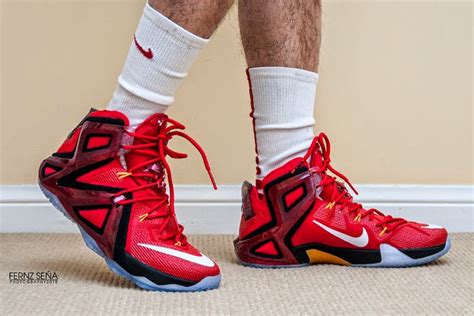 LEBRON 12 Elite “Ignite” – Up Close & Personal & On-feet | NIKE LEBRON ...