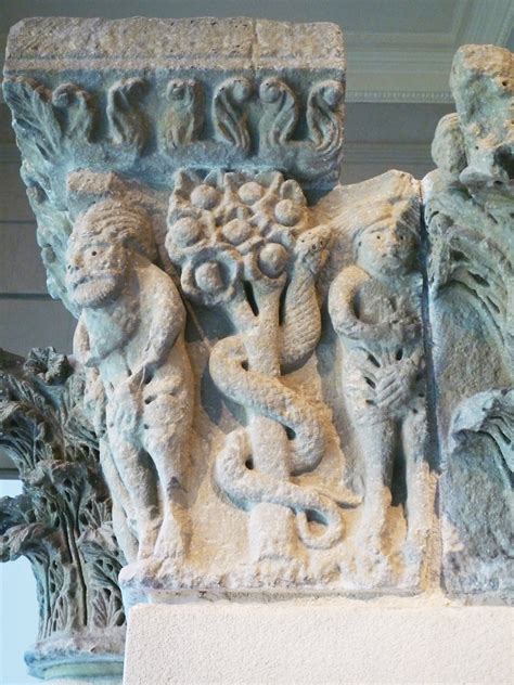 Camarasa Historiated Capitals with detail of Adam and Eve | Flickr