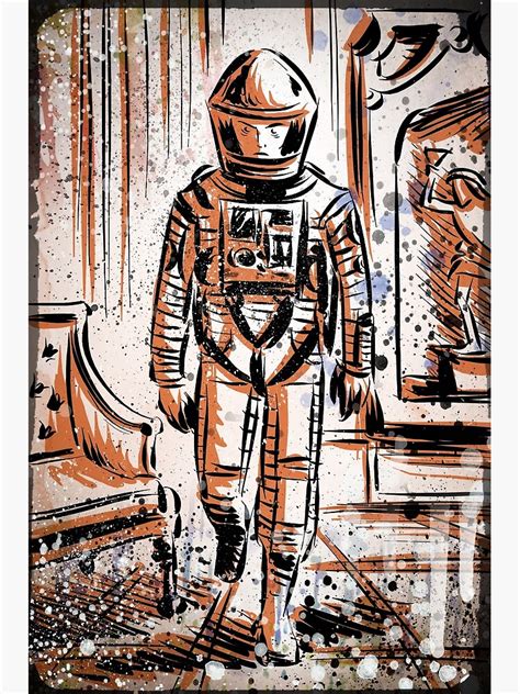 "2001 A Space Odyssey Art Stanley Kubrick film movie director sci fi science fiction drawing ...