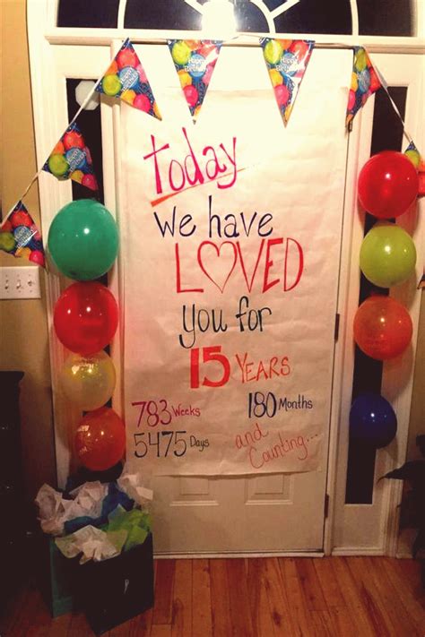 15th Birthday Surprise 15 years and counting Traditions | Surprise ...