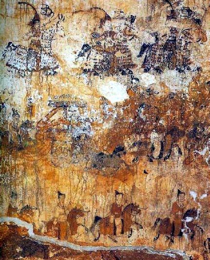 goguryeo tomb mural | Goguryeo Tomb Murals . BC 37 ~ 668 . 고구려 무사들의 행진 ...