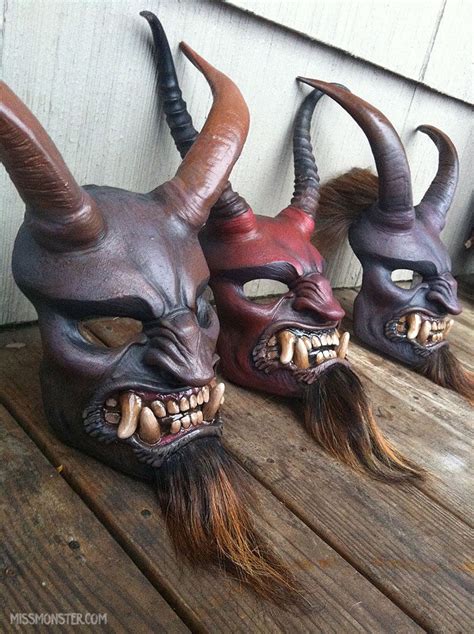 KRAMPUS MASKS- FINISHED – missmonster