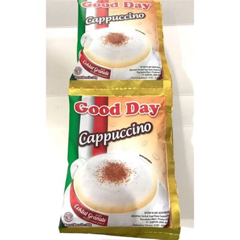 Good Day Cappuccino with Chocolate Granule Instant Coffee | Etsy