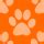 Orange Seamless Paw Prints Wallpaper Background Or Wallpaper Image | Free Backgrounds for ...