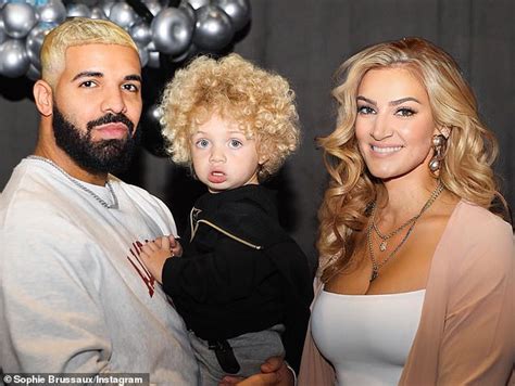 Drake's ex Sophie Brussaux shares photos where she is kissing their son Adonis want to pose ...