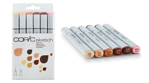 Copic Markers Skin Tones [Fair and Dark] – BrushWarriors