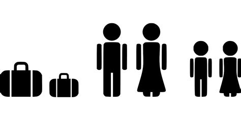 SVG > people luggage girl vacation - Free SVG Image & Icon. | SVG Silh