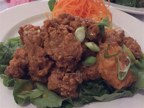 Fried Oyster Salad at Palace Cafe