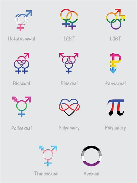 Sexual orientation symbols and flags Stock Image | VectorGrove - Royalty Free Vector Images